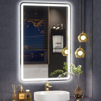 Зеркало для ванной с подсветкой Бельви 55х75 см