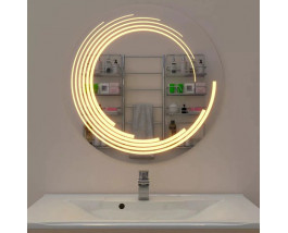 Круглое зеркало с подсветкой для ванной комнаты Старлайн